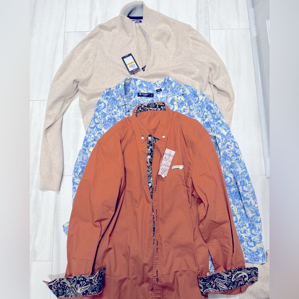 BUNDLE! Men various long sleeve